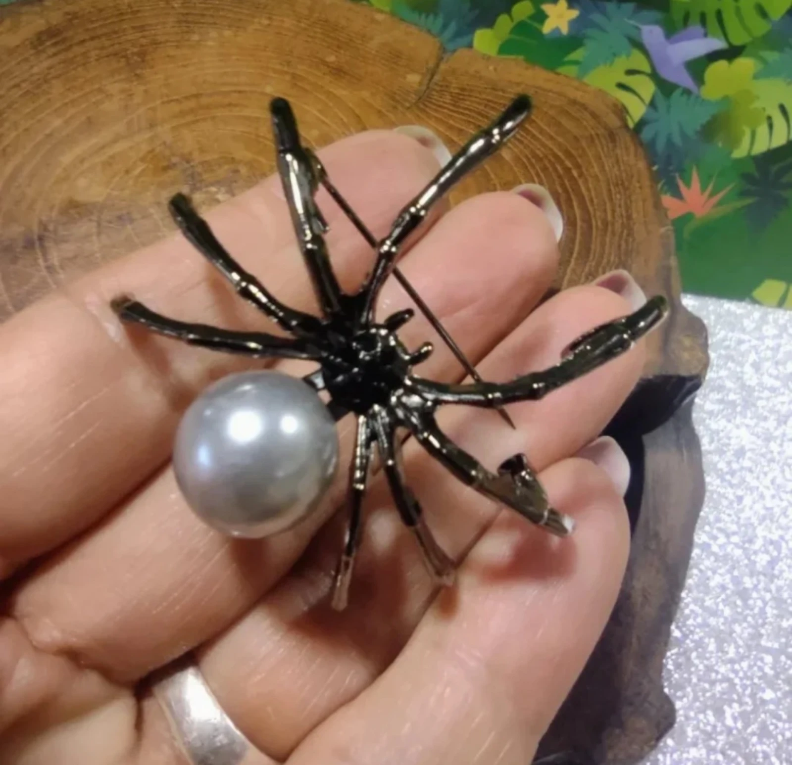 Broche d'araignée – photo 3